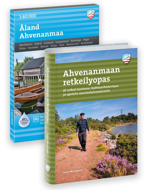 Ahvenanmaan retkeilyopas + kartat