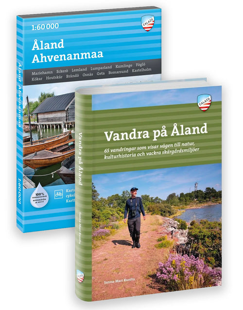 Paket: Vandra på Åland + karta