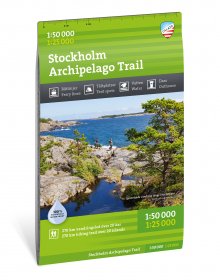 SAT karta Stockholm Archipelago Trail map